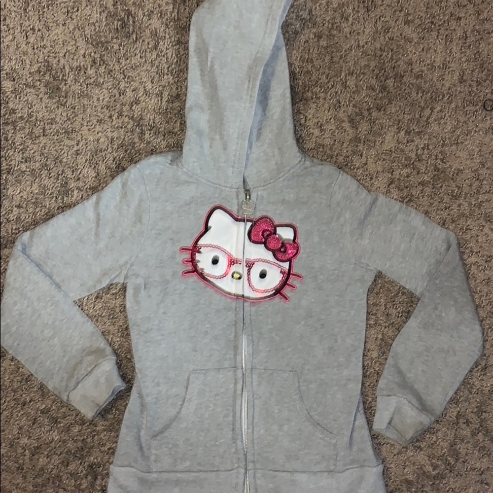 *Size 6 Hello Kitty Zip Up Hoodie*